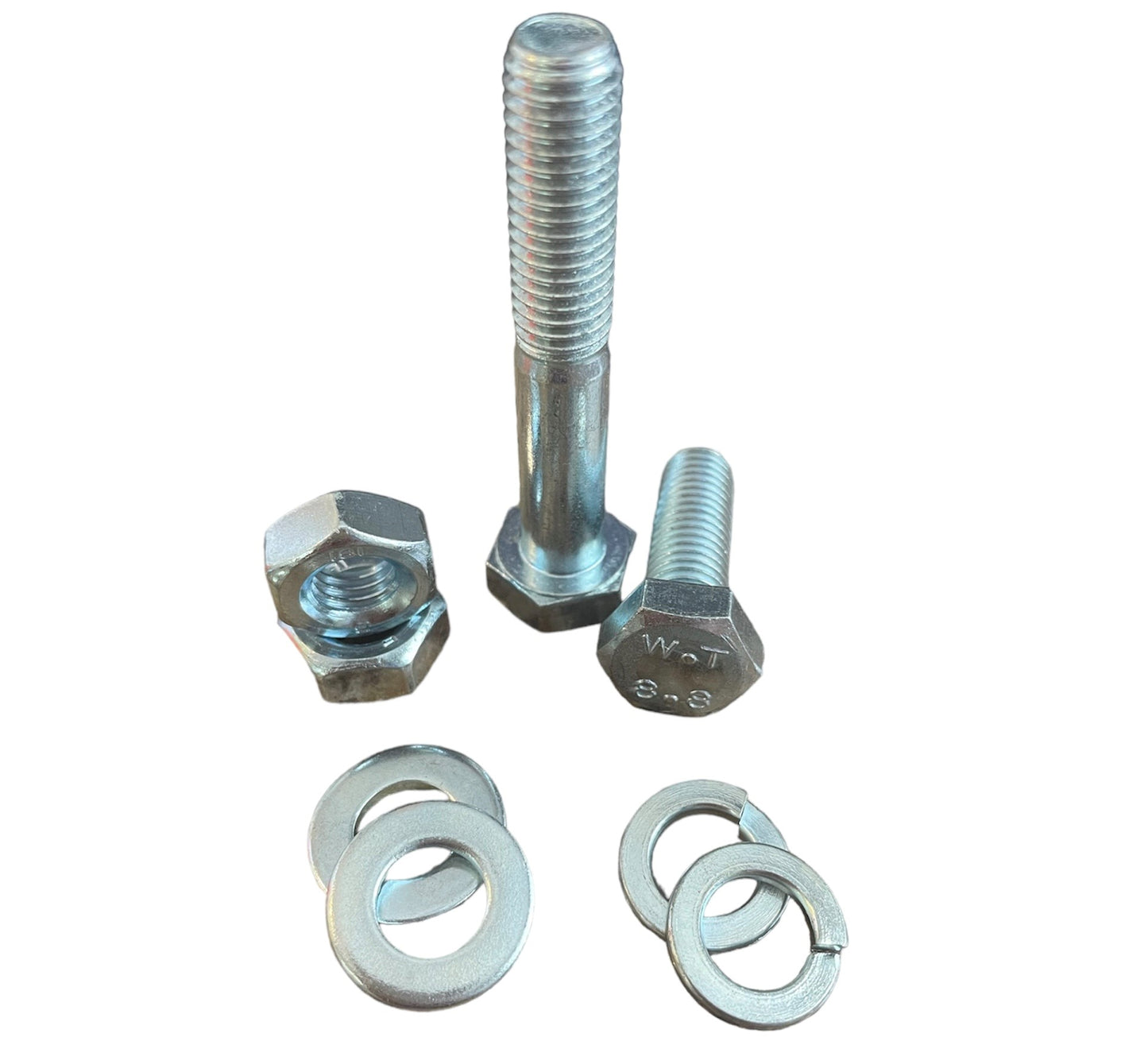 2,540 pcs Metric Class 8.8 Nut Bolt & Washer Assortment Kit with Bolt Bin