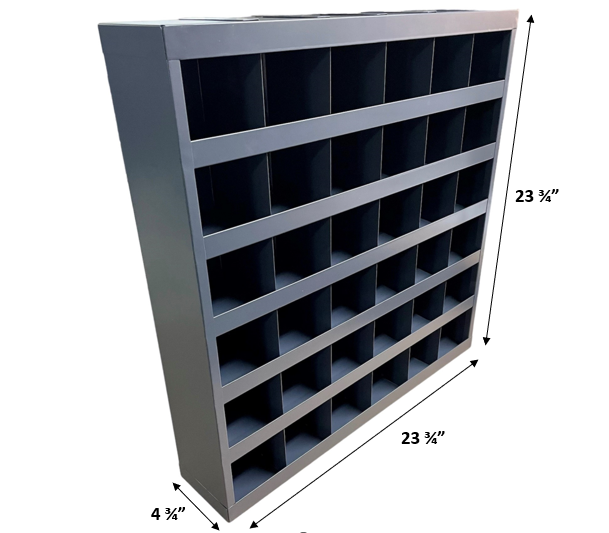 36-Compartment Pigeonhole Bolt Bin