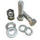 599 pcs Stainless Steel 18-8 Coarse Thread Nut Bolt & Washer Assortment Kit with Plastic Drawer